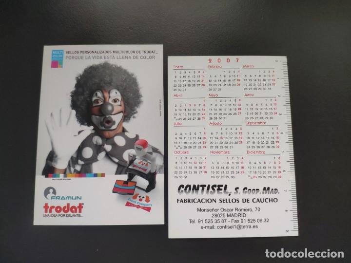 Coleccionismo Calendarios: Calendario bolsillo - A&Ntilde;O 2007 - TRODAT - CASTELLANO - SELLOS CAUCHO CONTISEL MADRID
