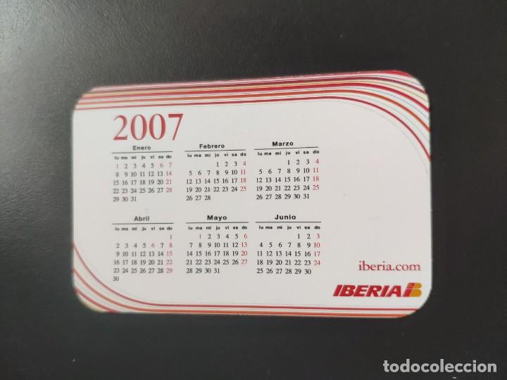 Coleccionismo Calendarios: Calendario bolsillo - A&Ntilde;O 2007 - IBERIA COMPA&Ntilde;IA A&Eacute;REA AVI&Oacute;N TRANSPORTE