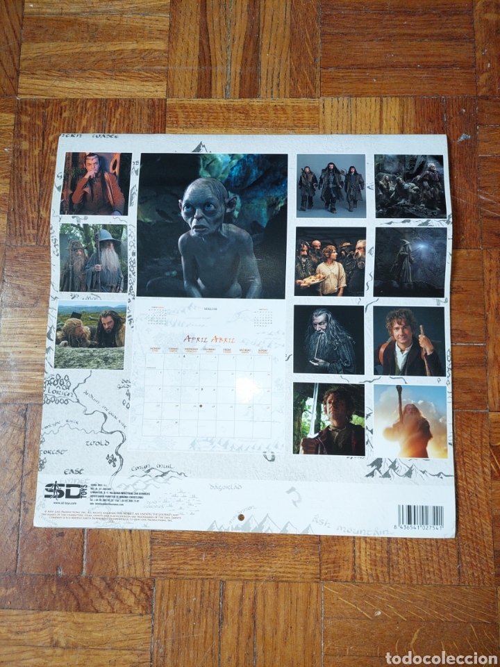 Coleccionismo calendarios: Calendario El Hobbit 2013 - Foto 2