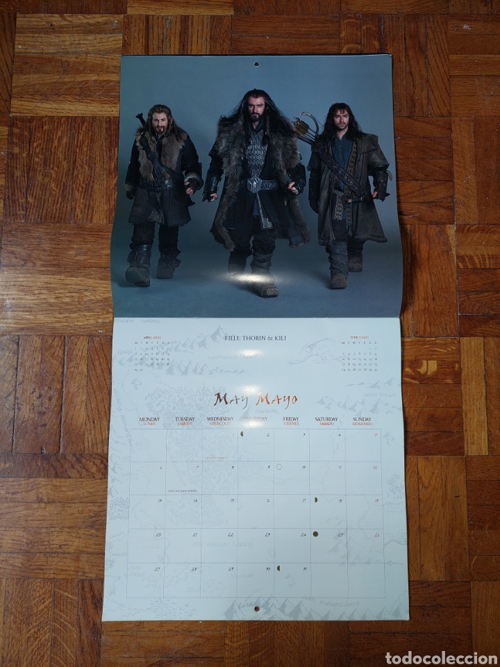 Coleccionismo calendarios: Calendario El Hobbit 2013 - Foto 3
