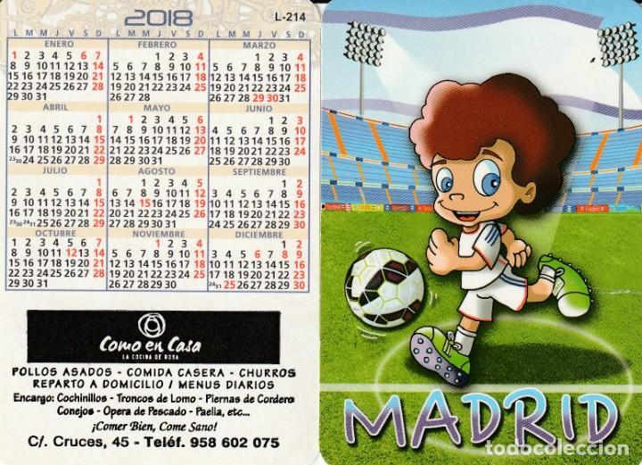Coleccionismo Calendarios: ANTIGUO CALENDARIO DE BOLSILLO - A&Ntilde;O 2017 - LOTERIA NACIONAL - FUTBOL - REAL MADRID C.F