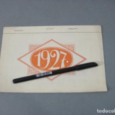 Coleccionismo Calendarios: HOJAS CON LOS MESES DE UN CALENDARIO DE PARED DE 1927. Lote 312029423