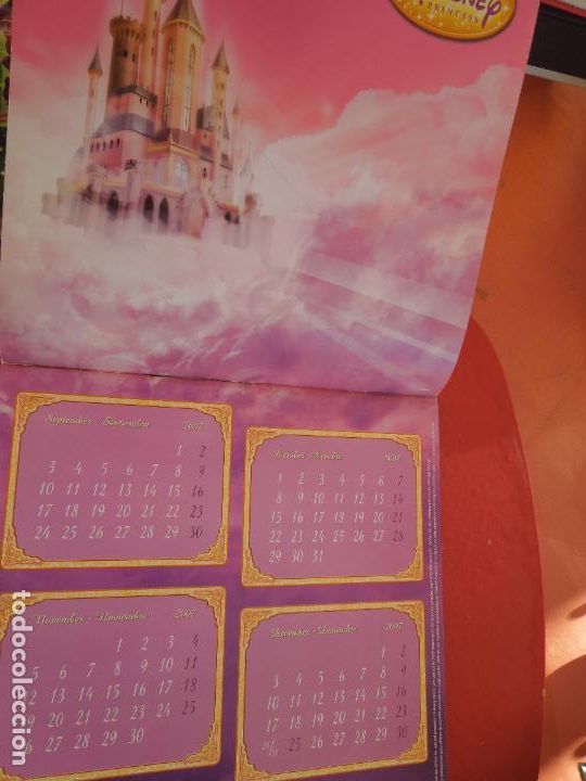 Coleccionismo calendarios: DISNEY PRINCESAS - CALENDARIO 2008. - Foto 2