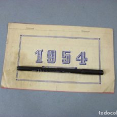 Coleccionismo Calendarios: HOJAS CON LOS MESES DE UN CALENDARIO DE PARED DE 1954. Lote 312391698