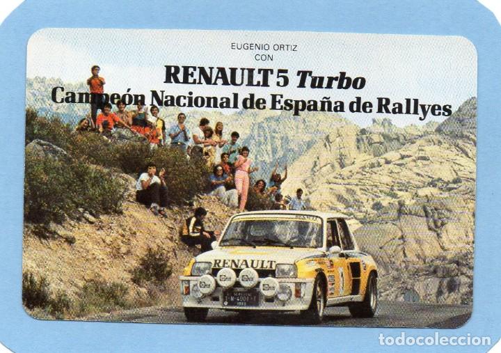 Coleccionismo Calendarios: Calendario de H. Fournier 1984 - RENAULT 5 TURBO