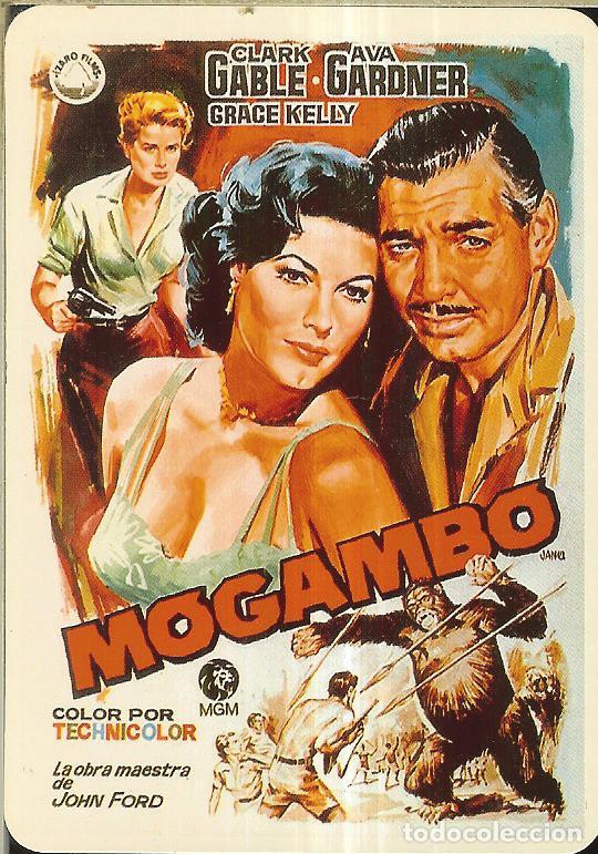 Coleccionismo Calendarios: CALENDARIO DE SERIE - CINE- 1997 - BO - 705 - MOGAMBO - CLARK GABLE - AVA GARDNER