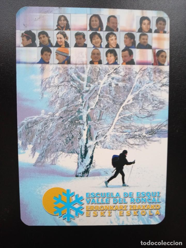Coleccionismo calendarios: Calendario bolsillo. Escuela de Esqu&iacute; Valle de Roncal.2003. Navarra. No Fournier