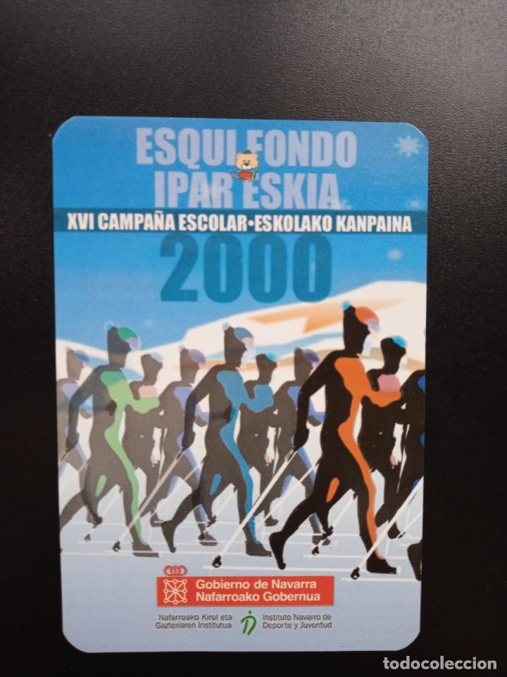 Coleccionismo calendarios: Calendario bolsillo. Escuela de Esqu&iacute; Valle de Roncal.2000. Navarra. No Fournier