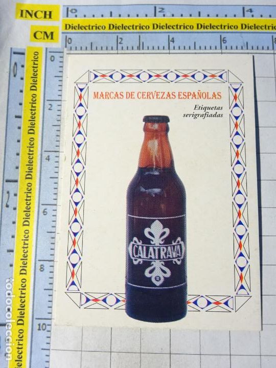 Collezionismo Calendari: CALENDARIO DE BOLSILLO. A&Ntilde;O 2003. MARCAS DE CERVEZAS ESPA&Ntilde;OLAS. CALATRAVA