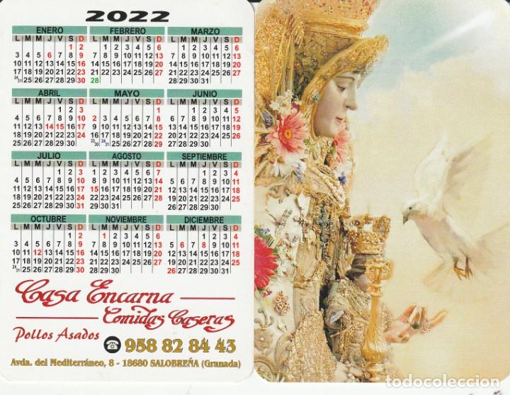 Coleccionismo Calendarios: 1 CALENDARIO PUBLICITARIO DE BOLSILLO - A&Ntilde;O 2022 - ( RELIGIOSO - VIRGEN DE LAS ANGUSTIAS )