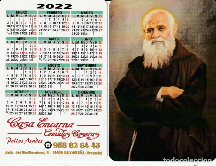 Coleccionismo Calendarios: 1 CALENDARIO PUBLICITARIO DE BOLSILLO - A&Ntilde;O 2022 - ( RELIGIOSO - FRAY LEOPOLDO DE ALPANDEIRE )