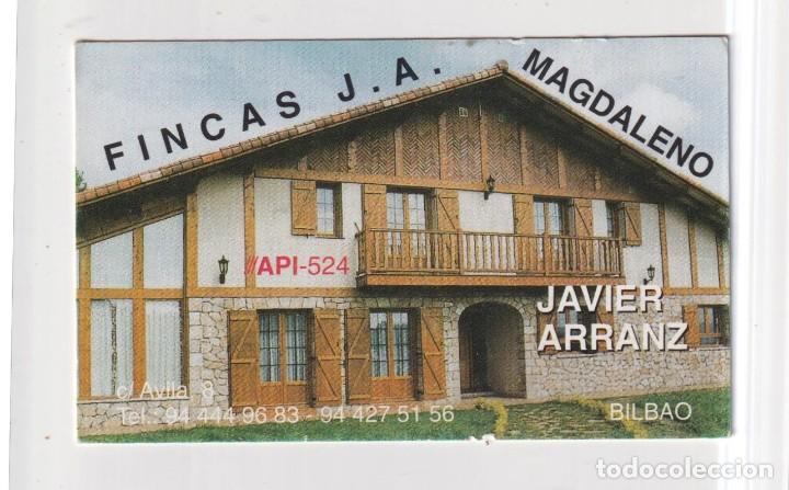 Coleccionismo Calendarios: CALENDARIO DE A&Ntilde;O 2000 EN PUBLICIDAD DE FINCAS J. A. MAGDALENO BILBAO EN ESPA&Ntilde;OL Y VASCO