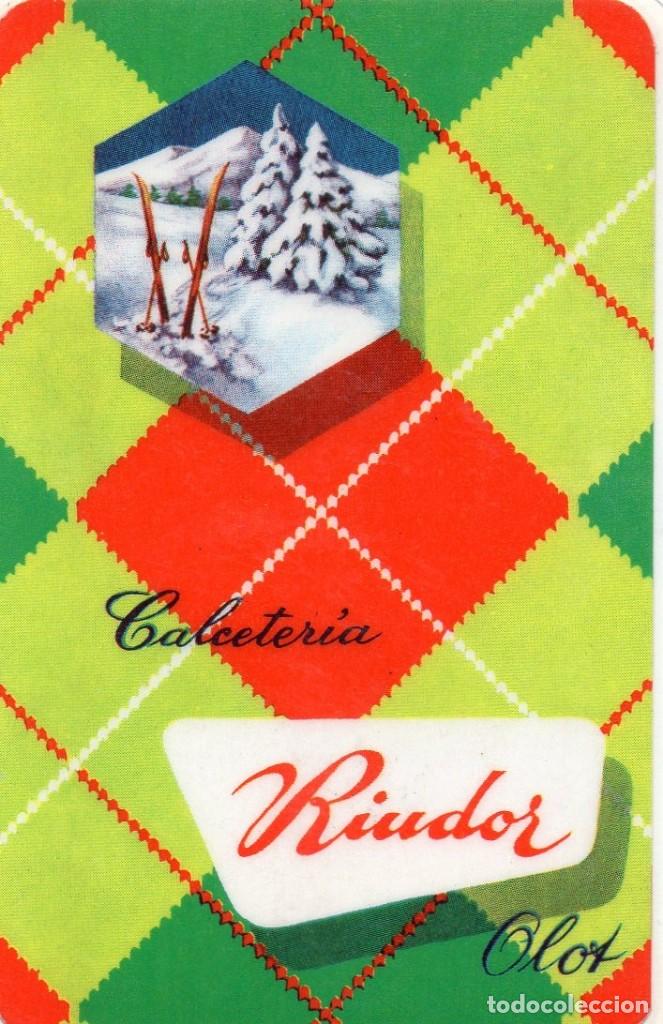 Collectionnisme Calendriers: Calendario de publicidad 1961 - CALCETERIA RIUDOR - (plastificado)