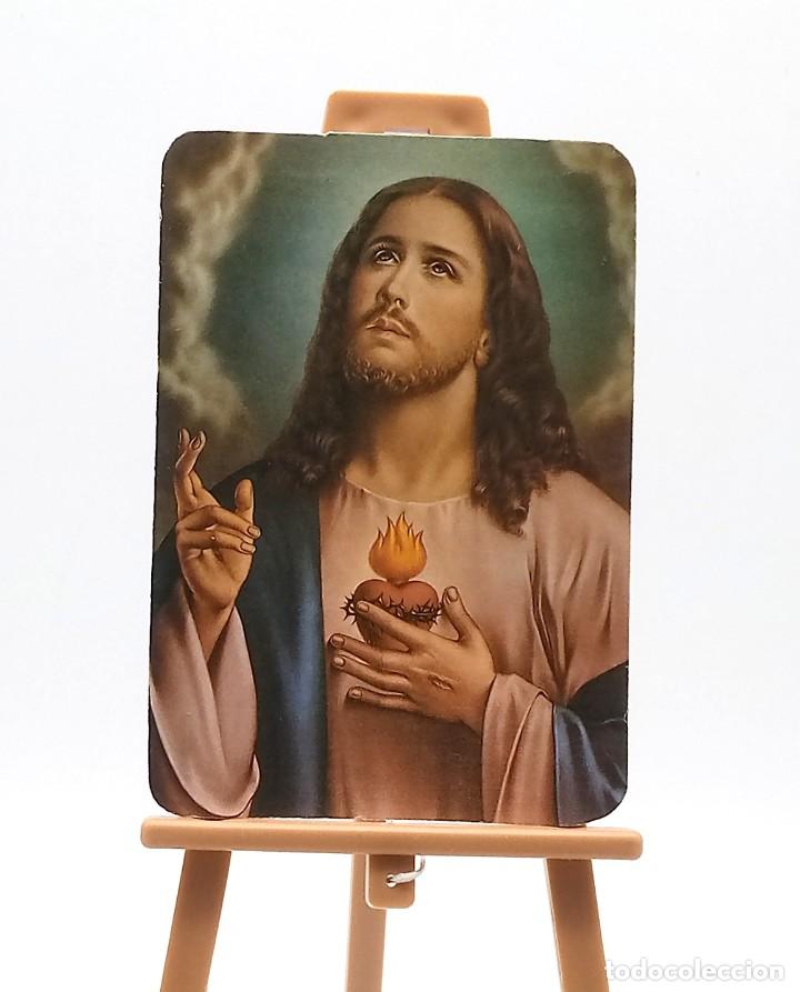 Sammeln von Kalendern: Calendario de bolsillo - 1990 - Religi&oacute;n - Coraz&oacute;n de Jes&uacute;s - Serie C.B. n&ordm; 487