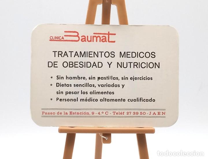 Colecionismo Calend&aacute;rios: Calendario de bolsillo - 1991 - Publicitario de Cl&iacute;nica Baumat