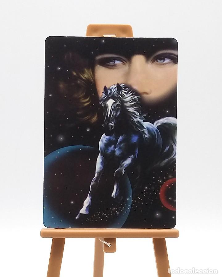 Sammeln von Kalendern: Calendario de bolsillo - 1996 - Pintura - Mujer y caballo - Serie W.C.B. N&ordm; 76