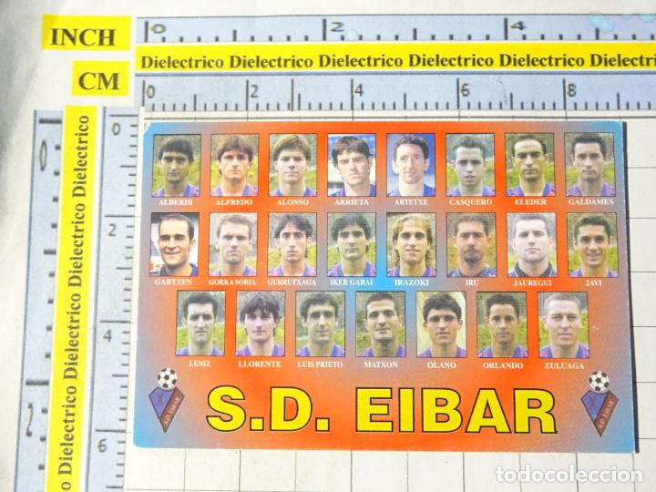 Coleccionismo Calendarios: CALENDARIO DE BOLSILLO. DEPORTES. F&Uacute;TBOL. A&Ntilde;O 2001. SOCIEDAD DEPORTIVA EIBAR. LLORENTE, PRIETO