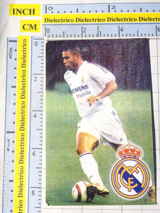 Coleccionismo Calendarios: CALENDARIO DE BOLSILLO. DEPORTES. F&Uacute;TBOL. A&Ntilde;O 2006. REAL MADRID CF. RONALDO PE&Ntilde;A MADRIDISTA LLEIDA