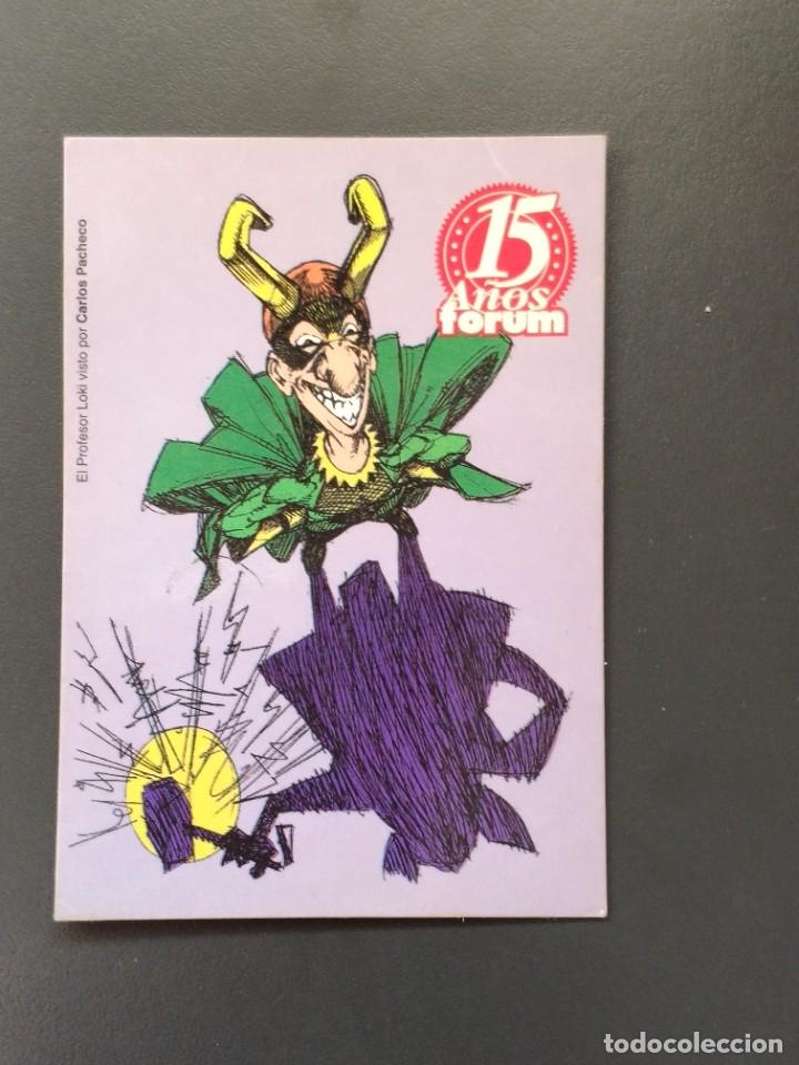 Coleccionismo calendarios: VCK 0141 Calendario bolsillo - A&Ntilde;O 1998 - PLANETA DE AGOSTINI - COMICS FORUM 15 ANIVERSARIO - LOKI