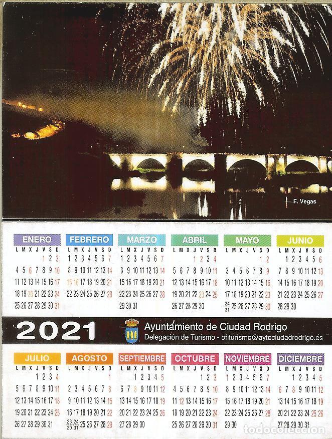 Coleccionismo Calendarios: CALENDARIO DE PUBLICIDAD - 2021 - AYUNTAMIENTO DE CIUDAD RODRIGO - SALAMANCA