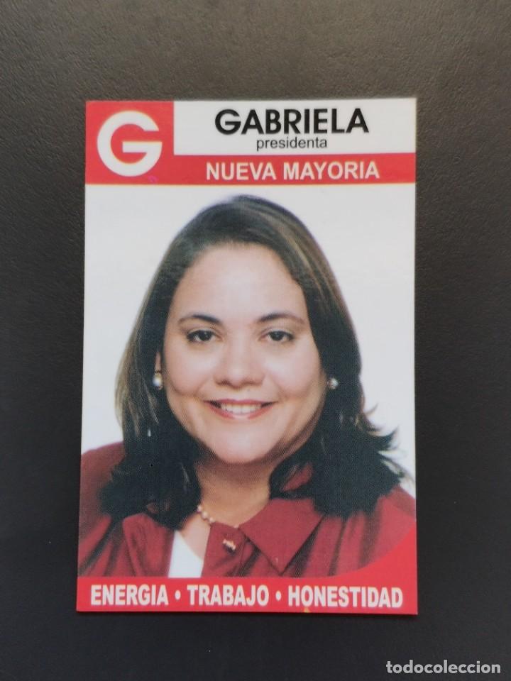 Coleccionismo calendarios: VCK 0288 Calendario bolsillo Honduras - A&Ntilde;O 2004 - Pol&iacute;tico Nueva Mayor&iacute;a Gabriela Presidenta