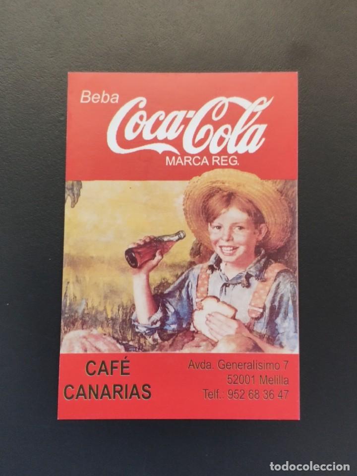 Coleccionismo calendarios: VCK 0313 Calendario bolsillo - A&Ntilde;O 1999 - COCA COLA COKE CAF&Eacute; CANARIAS MELILLA BEBIDA