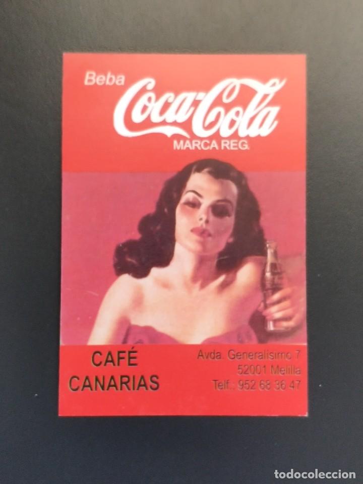 Coleccionismo calendarios: VCK 0314 Calendario bolsillo - A&Ntilde;O 1999 - COCA COLA COKE CAF&Eacute; CANARIAS MELILLA BEBIDA