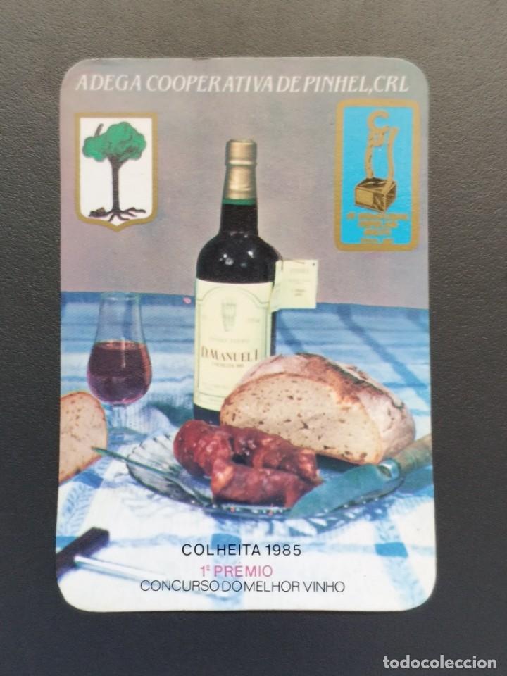 Coleccionismo calendarios: VCK 0328 Calendario bolsillo portugu&eacute;s - A&Ntilde;O 1988 - VINO ADEGA COOPERATIVA DE PINHEL