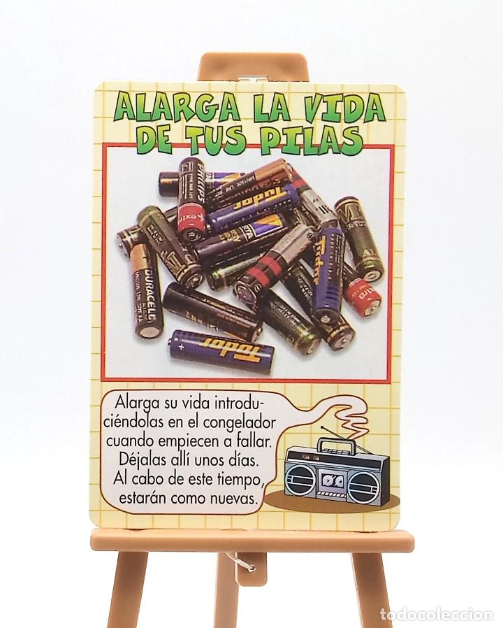 Colecionismo Calend&aacute;rios: Calendario de bolsillo - 1999 - Consejos - Alarga la vida de tus pilas - WCB 232