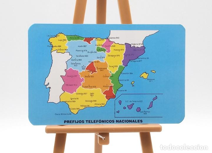 Sammeln von Kalendern: Calendario de bolsillo - 1999 - Mapas - Prefijos telef&oacute;nicos nacionales