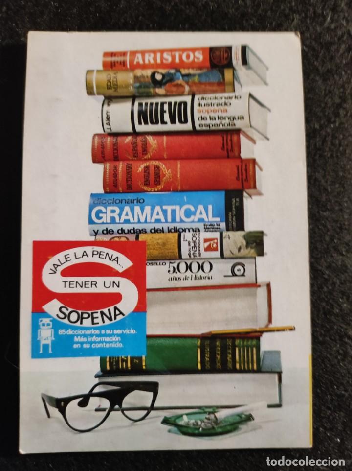 Coleccionismo Calendarios: Calendario de bolsillo publicitario EDITORIAL RAM&Oacute;N SOPENA.1970