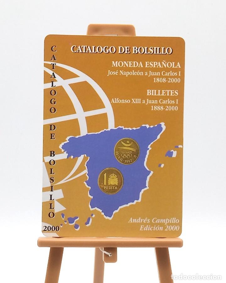 Sammeln von Kalendern: Calendario de bolsillo - 2000 - Filatelia - Cat&aacute;logo de Bolsillo - Monedas y Billetes
