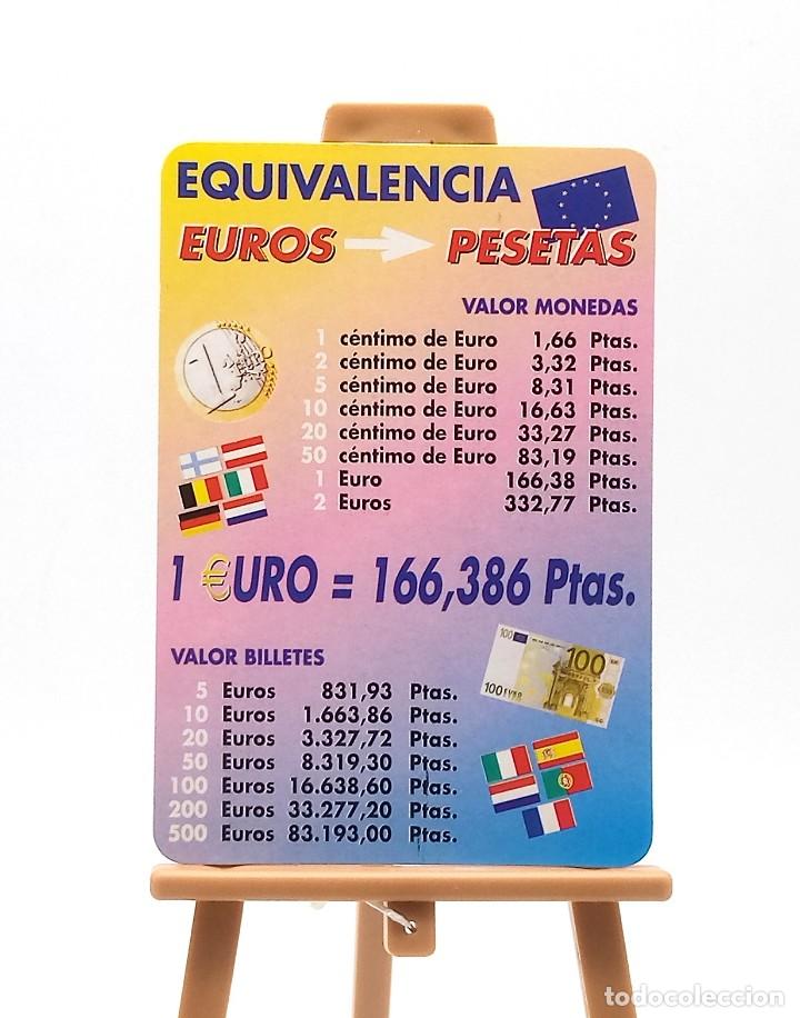 Sammeln von Kalendern: Calendario de bolsillo - 2000 - Equivalencias Euros Pesetas - Serie L-375