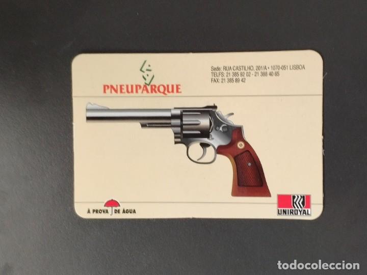 Coleccionismo calendarios: VCK 0471 Calendario bolsillo portugu&eacute;s - A&Ntilde;O 2000 - NEUM&Aacute;TICOS UNIROYAL - PNEUPARQUE PISTOLA