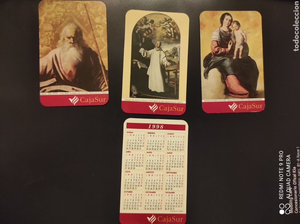 Coleccionismo Calendarios: LOTE 3 CALENDARIOS CAJASUR 1998
