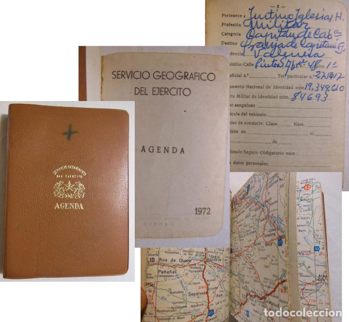 Sammeln von Kalendern: AGENDA. Servicio Geogr&aacute;fico del Ej&eacute;rcito 1972