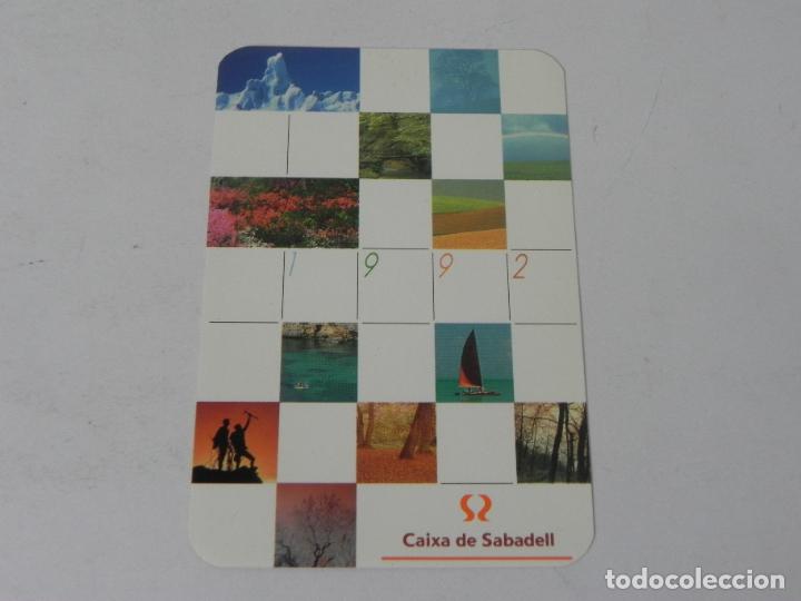 Coleccionismo Calendarios: CALENDARIO PUBLICIDAD CAIXA SABADELL A&Ntilde;O 1992