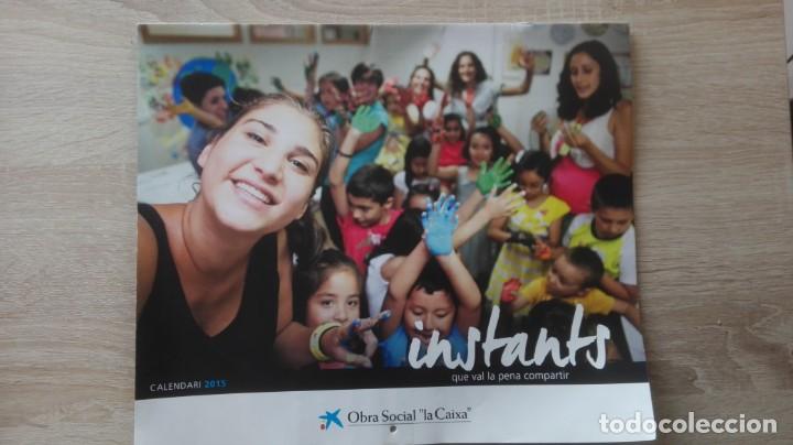 Coleccionismo calendarios: CALENDARIO PARED A&Ntilde;O 2015 - INSTANS OBRA SOCIAL LA CAIXA.