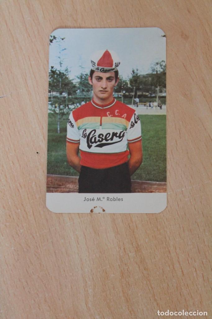 Coleccionismo Calendarios: CALENDARIO DE BOLSILLO. GASEOSA LA CASERA. CICLISMO. A&Ntilde;O 1972. CICLISTA JOSE MARIA ROBLES.