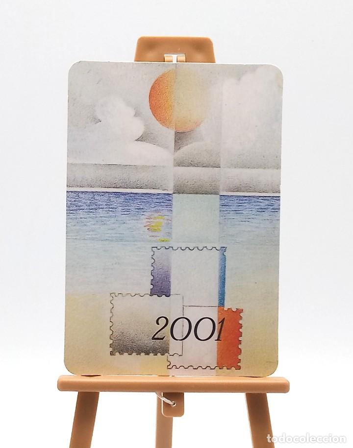 Colecionismo Calend&aacute;rios: Calendario de bolsillo - 2001 - Servicio Filat&eacute;lico Correos y Tel&eacute;grafos