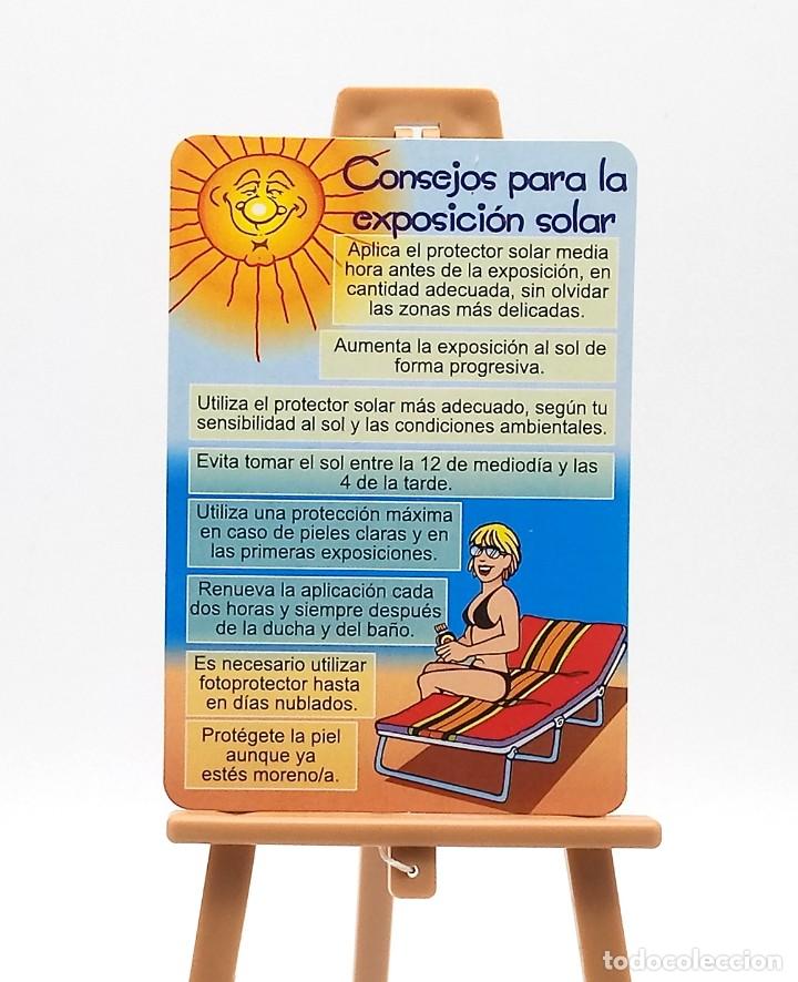 Colecionismo Calend&aacute;rios: Calendario de bolsillo - 2002 - Consejos para la exposici&oacute;n solar - Serie RR 91
