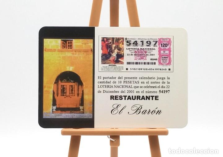 Colecionismo Calend&aacute;rios: Calendario de bolsillo - 2002 - Publicitario de Restaurante El Bar&oacute;n