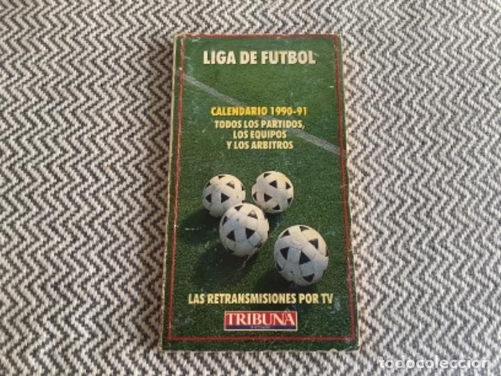 Collectables Calendars: Ik17. CALENDARIO F&Uacute;TBOL 1990-1991 TRIBUNA