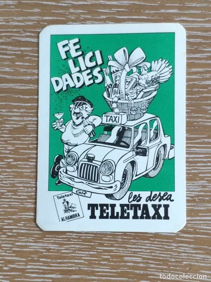 Coleccionismo Calendarios: VCK 0905 Calendario bolsillo - A&Ntilde;O 1982 - TELETAXI ALHAMBRA TELE TAXI
