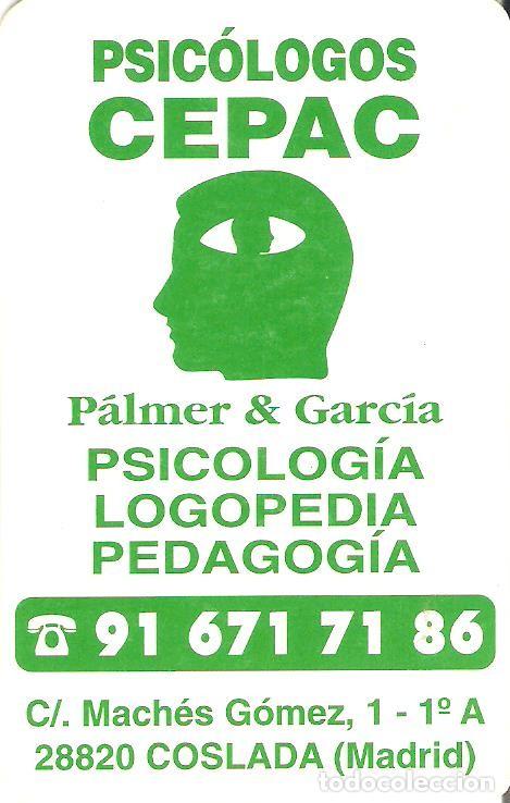 Coleccionismo Calendarios: CALENDARIO PUBLICIDAD PSIC&Oacute;LOGOS CEPAC (COSLADA - MADRID) - A&Ntilde;O 2000