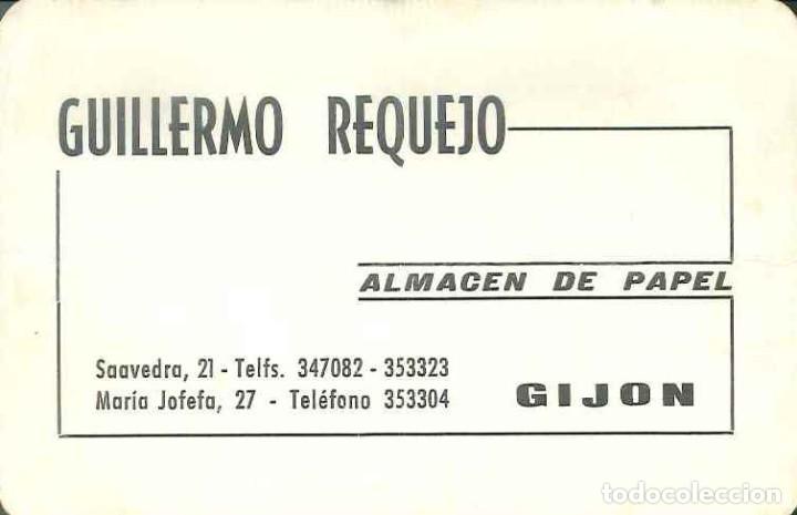 Colecionismo Calend&aacute;rios: CALENDARIO PUBLICIDAD ALMAC&Eacute;N DE PAPEL GUILLERMO REQUEJO - GIJ&Oacute;N - A&Ntilde;O 1970