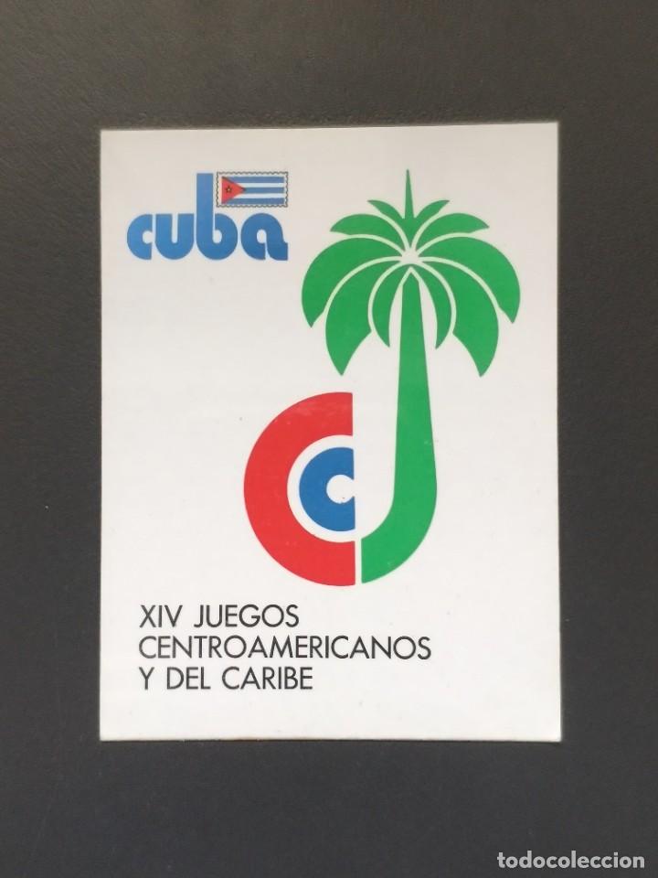 Coleccionismo calendarios: VCK 0933 Calendario bolsillo cuba - A&Ntilde;O 1983 - XIV JUEGOS CENTROAMERICANOS Y DEL CARIBE - COPREFIL