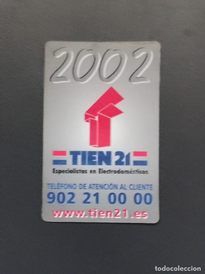 Coleccionismo Calendarios: VCK 0968 Calendario bolsillo - A&Ntilde;O 2002 - TIEN21 TIEN 21