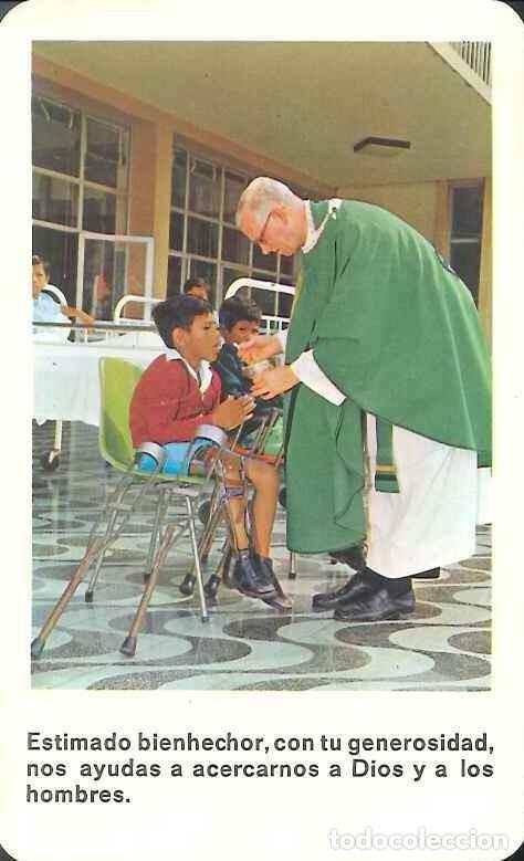 Colecionismo Calend&aacute;rios: CALENDARIO PUBLICIDAD RELIGIOSO HERMANOS SAN JUAN DE DI&Oacute;S - SANATORIO MAR&Iacute;TIMO - A&Ntilde;O 1974