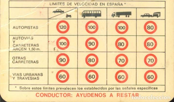 Colecionismo Calend&aacute;rios: CALENDARIO PUBLICIDAD PLAN NACIONAL DE SEGURIDAD VIAL - DGT - A&Ntilde;O 1982